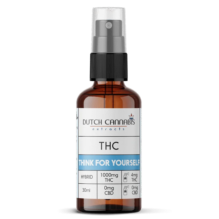 Dutch Cannabis - 1000mg THC Spray - Think for Yourself