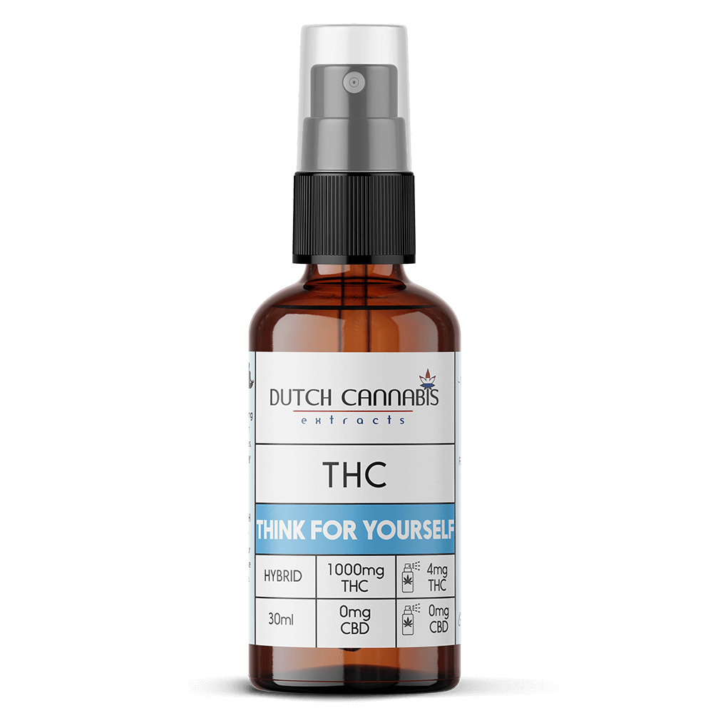 Dutch Cannabis - 1000mg THC Spray - Think for Yourself