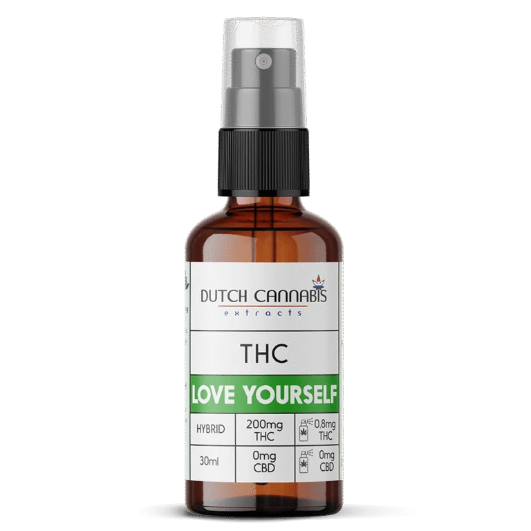 Dutch Cannabis - 200mg THC Spray - Love Yourself