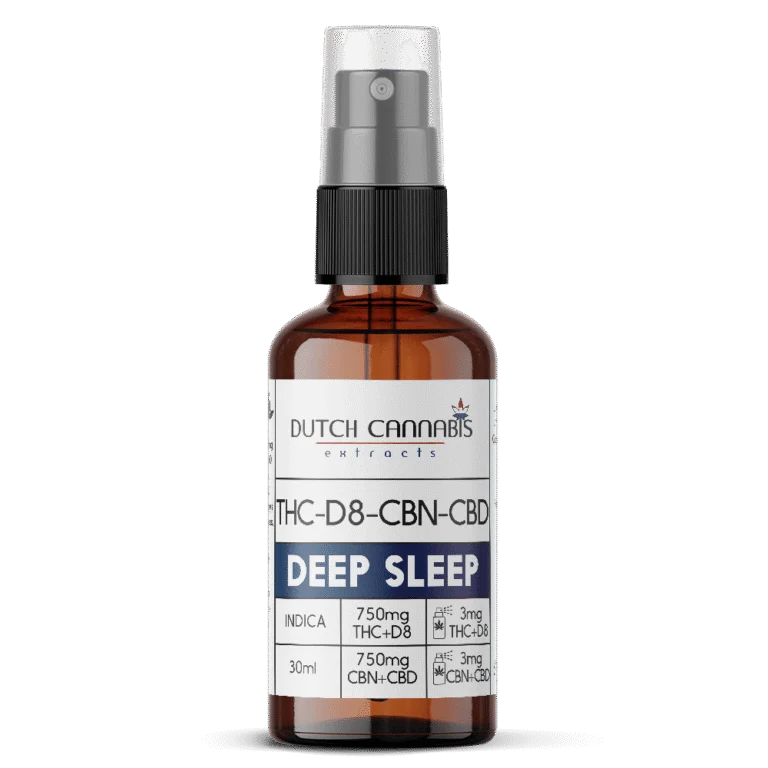 Dutch Cannabis - Deep Sleep THC Spray - 750mg THC - Delta 8 - CBN - CBN - 30ml
