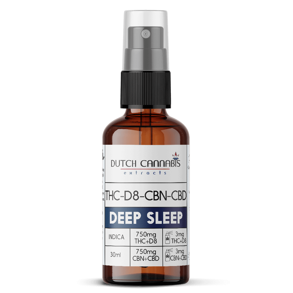 Dutch Cannabis - Deep Sleep THC Spray - 750mg THC - Delta 8 - CBN - CBN - 30ml