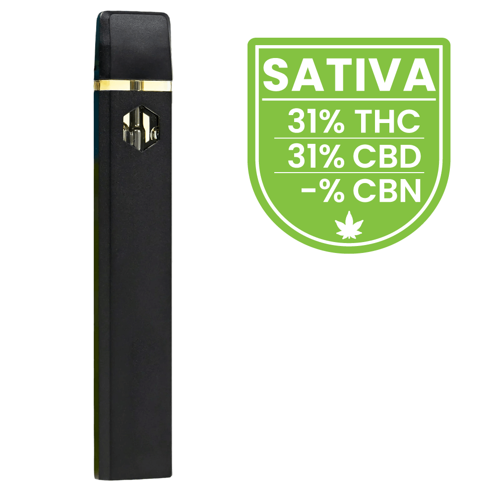 Dutch Cannabis - Disposable vape - Mimosa 31% THC – 31% CBD (1gr)