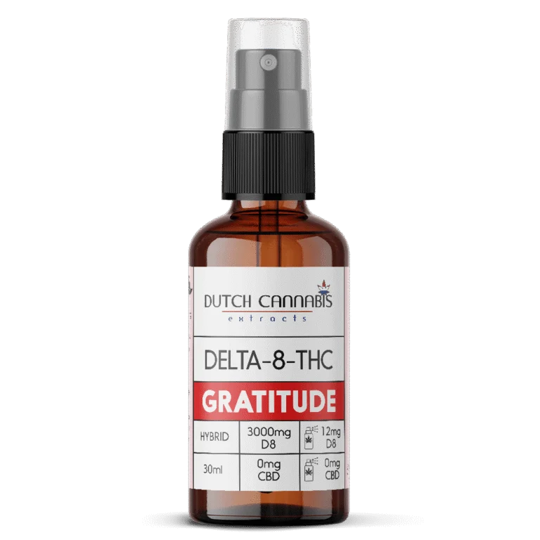 Dutch Cannabis - Delta 8 Spray 3000mg - Gratitude