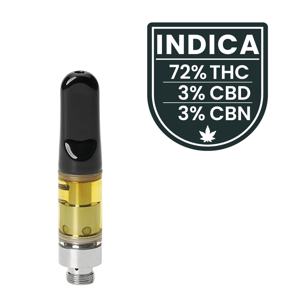 Dutch Cannabis - 0.5g Cartridge - Slurricane 72% THC - 3% CBD - 3% CBN
