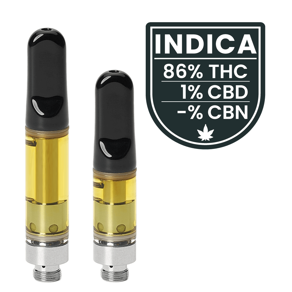 Dutch Cannabis - 1g - 0.5g Cartridge - Bubblegum 86% THC – 1% CBD