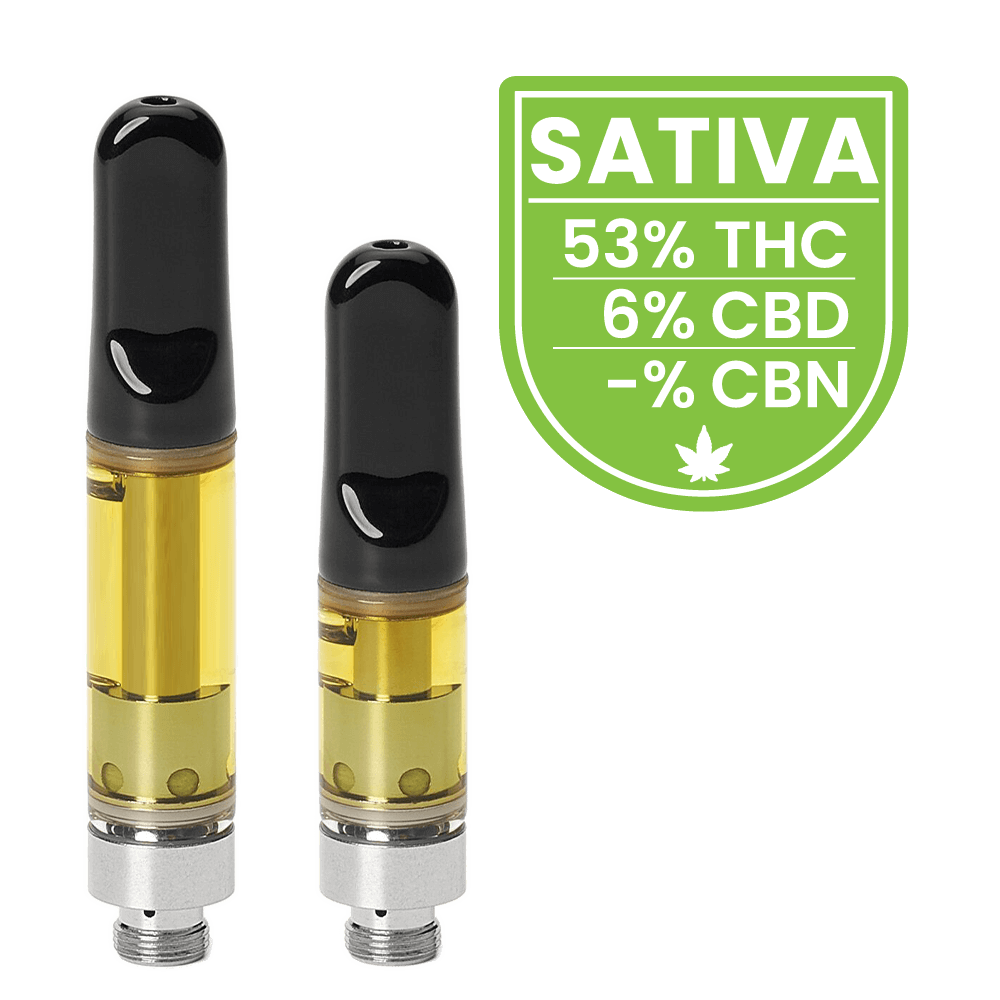 Dutch Cannabis - 1g - 0.5g Cartridge - Strawberry Cough 53% THC – 6% CBD