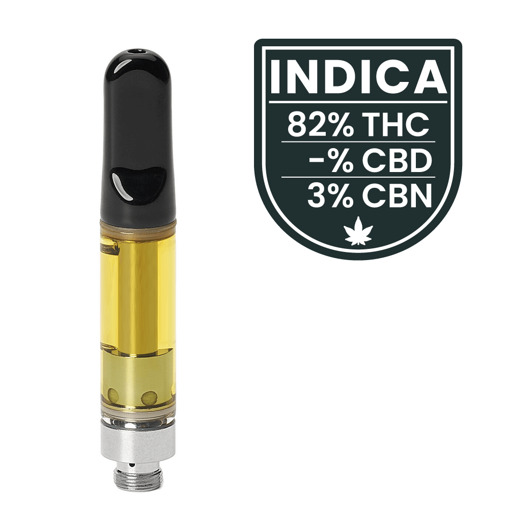 Dutch Cannabis - 1g Cartridge - Blackberry Kush 82% THC - 3% CBN