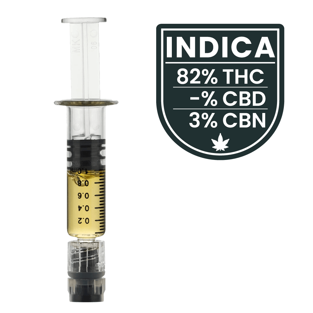 Dutch Cannabis - 1g Syringe - Blackberry Kush 82% THC - 3% CBN