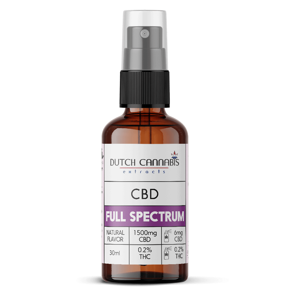 Dutch Cannabis - CBD Spray 1500mg - Full Spectrum