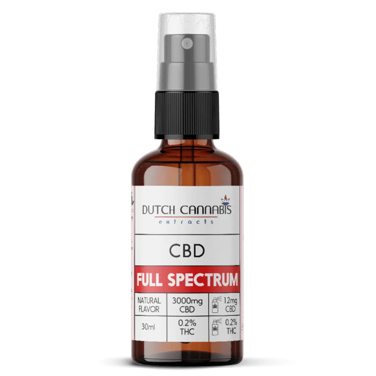 Dutch Cannabis - CBD Spray 3000mg - Full Spectrum