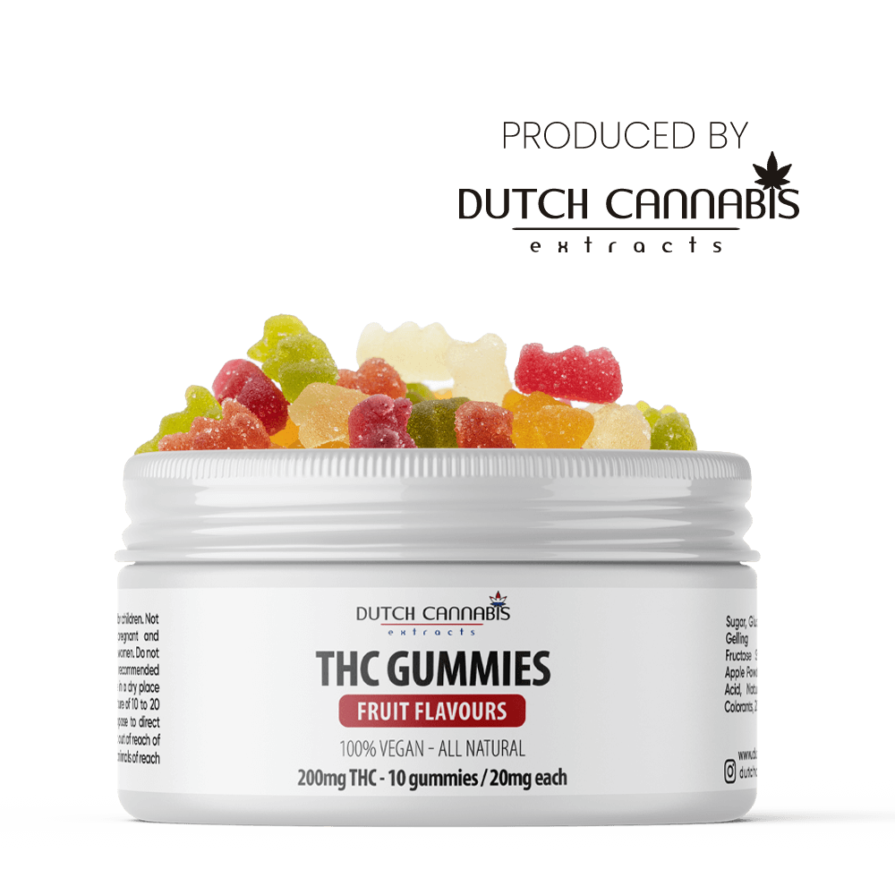 Dutch - Cannabis - THC Gummies Fruit 200mg THC - 25gr