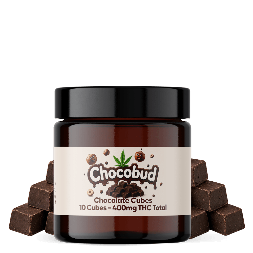 Dutch Cannabis - Chocobud Cubes - 10pcs - 400mg THC_cubes Chocobud Cubes, 400mg THC