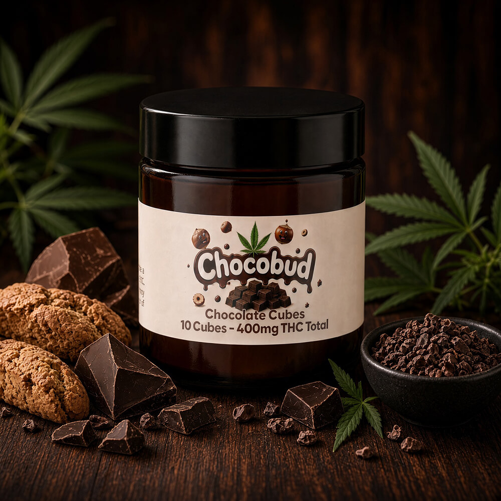 Dutch Cannabis - Chocobud Cubes Chocobud Cubes, 400mg THC